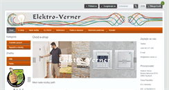 Desktop Screenshot of elektro-verner.cz